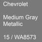 Preview: Chevrolet, Medium Gray Metallic, 15 / WA8573.